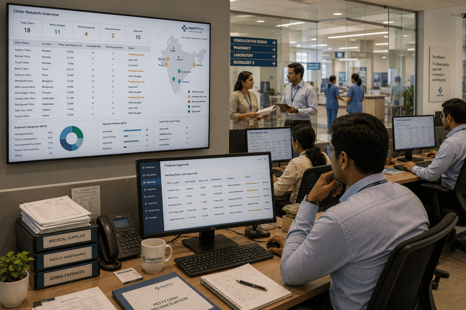 How Role-Based Access Control Secures Petty Cash in Multi-Centre Clinics