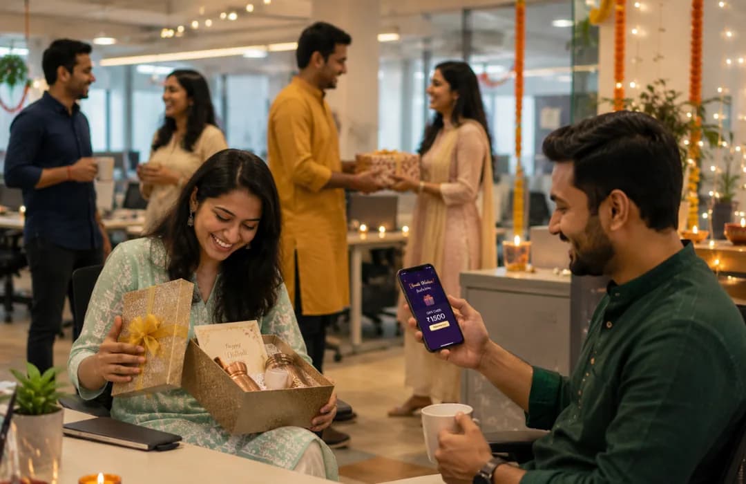 Digital Gift Cards vs. Physical Gifts: Which Delivers a Better Employee Experience This Diwali?