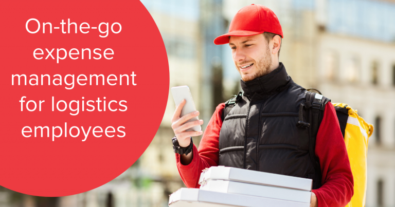 On-the-go expense management for logistics employees