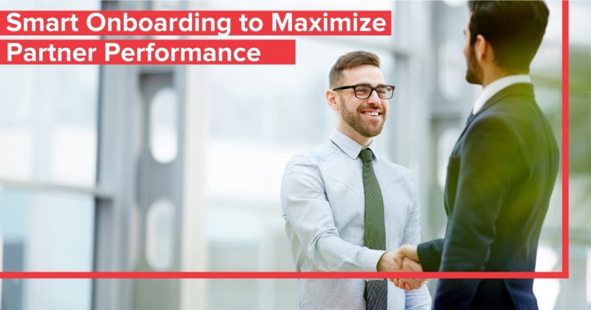 smart onboarding to maximize partner performance